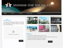 Tablet Screenshot of myanmarstarway.com